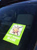 Cheeky Monkey in Car Baby Sticker